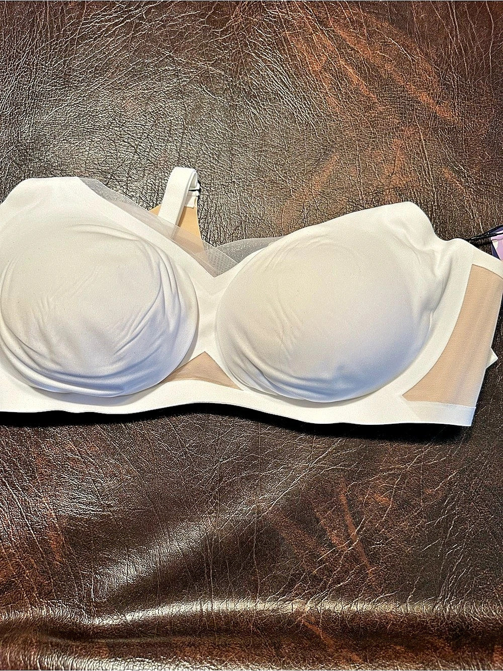 Honeylove LiftWear CrossOver Bra XL Astral White Wireless NWT